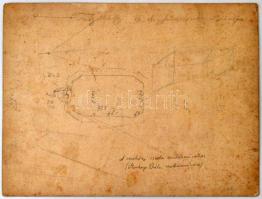 cca 1910-1920 A vezekényi csata emlékművéhez készített szoborrészlet, készítette Markup Béla szobrás...