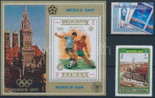 Olympics, sport 1971-2002 2 stamps, one block of 4 + 1 block Olimpia, sport motívum 1971-2002 2 klf ...