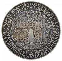 Ausztria 1990. "Vénusz - Naptár 1990" jelzett Ag naptárérem (25,87g/0.900/40mm). Szign.: Z...