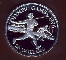 Tuvalu 1994. 20$ Ag "Olimpiai játékok-gerelyhajítás" T:PP