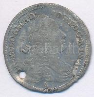 Ausztria 1770A C-K 3kr Ag "II. József" (1,29g) T:2-,3 ly., lapkahiba  Austria 1770A C-K 3 Kreuzer Ag "Joseph II" (1,29g) C:VF,F hole, planchet error Krause KM#2057.2