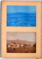 cca 1910-1930 30 db érdekes, részben azonosításra váró fotót tartalmazó album, benne magyar és valós...