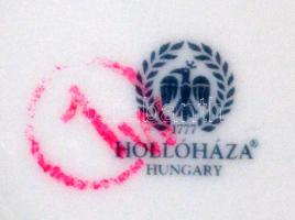 Hollóházi Jurcsák László által tervezett porcelán bonbonier, matricás, apró kopásnyommal, jelzett, d...