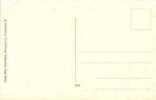 1916 Budapest, Magyar Vasúti Hajózási Klub Vöröskereszt kisegítő kórháza, Varga Béla fényképe, photo...