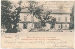 Budapest XIII. Margitsziget, Főhercegi palota, kiadja Kampmann H. (EK)