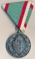 1929. "Magyar Háborús Emlékérem kardokkal, sisakkal" ezüstözött Br kitüntetés mellszalaggal T:2 ph. Hungary 1929. "Hungarian Commemorative War Medal with swords and a helmet" silver plated Br decoration with ribbon C:XF edge error NMK 418.