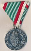 1929. "Magyar Háborús Emlékérem kardokkal, sisakkal" ezüstözött Br kitüntetés mellszalagga...