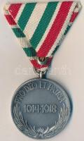 1929. "Magyar Háborús Emlékérem" ezüstözött Br kitüntetés mellszalaggal, "BRONZ"...