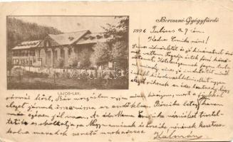 1896 Borosznó-gyógyfürdő, Brusno-kúpele; Lajos-lak / villa (vágott / cut)