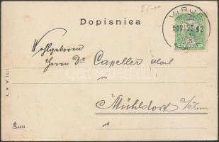 Prodavíz , Virje, Virja; híd, utca, üzlet / Most sa Sebastijanskom ulicom, Goricka ulica sa crkvom s...