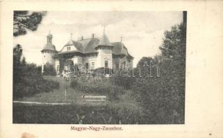 Magyarzsombor, Magyarnagyzsombor, Zimbor; Zsombory-kúria / Villa