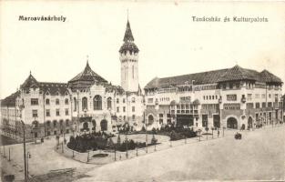 Marosvásárhely, Targu Mures; Tanácsház, Kultúrpalota / town hall, palace of culture