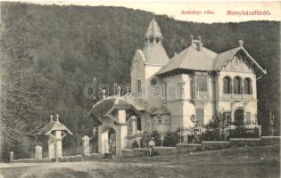 Menyházafürdő, Baile Moneasa; Andrényi villa, kiadja Fai Károly / villa (EK)