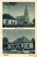 Tekeháza, görög katolikus templom, községháza / church, town hall (EK)