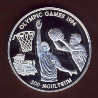 Bhután 1994. 300N Ag "Olimpiai játékok-kosárlabda" T:PP