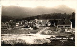 1937 Bátonyterenye, Szorospataki bánya telep, photo