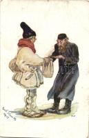 Wolhynische Typen Serie II. / Volhynian folklore, Jewish man s: Emil Weiss (fa)