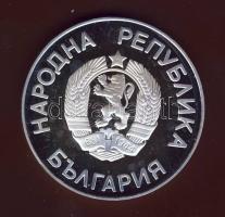 Bulgária 1987. 25L Ag "Téli olimpia-síelés" T:PP