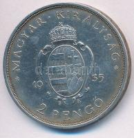 1935. 2P Ag "Pázmány" T:2 
Adamo P7.1