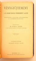 Dr. Bókay Árpád: Vénygyűjtemény. A III. kiadású magyar gyógyszerkönyv alapján. 12. tetemesen bővítet...