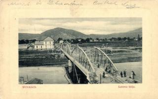 Munkács, Mukacheve; Latorca híd, W. L. Bp. 5050. / bridge