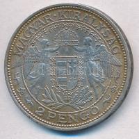 1938. 2P Ag "Madonna" T:2 kis patina Adamo P7