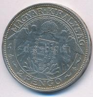 1929. 2P Ag "Madonna" T:2- kis patina Adamo P7