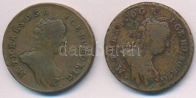 1763-1765PH-KM Poltura Cu "Mária Terézia" (2xklf) T:2-,3 Huszár: 1751., Unger III.: 1270.c