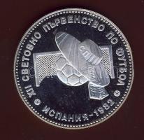 Bulgária 1982. 10L Ag "Labdarúgás" T:PP Tanúsítvánnyal!