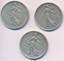 Franciaország 1960-1964. 5F Ag (3x) klf évszámok T:2 ph.
France 1960-1964. 5 Francs Ag (3x) diff da...