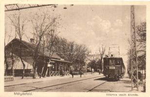 Budapest XVI. Mátyásföld, Villamos vasúti végállomás, villamos