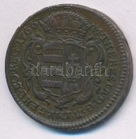 1766. Rézdénár "Mária Terézia" zárt korona T:2,2- kis ph.
Huszár: 1756., Unger III.: 1278
