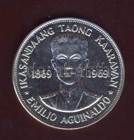 Fülöp szigetek 1969. 1P Ag "Emilio Aguinaldo" T:PL