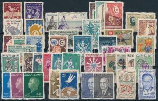 1956-1967 51 diff stamps with sets, 1956-1967 51 klf bélyeg, közte sorok 2 stecklapon