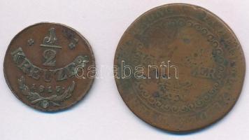 1812O 3kr Cu + 1816O 1/2kr Cu T:3,2,2-