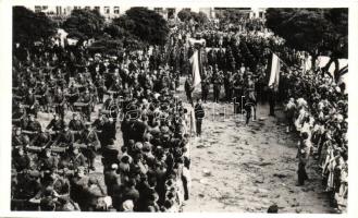 1938 Ipolyság, Sahi; Bevonulás / entry of the Hungarian troops