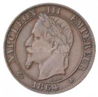 Franciaország / Második Császárság 1864A 10c Br &quot;III. Napóleon&quot; T:2 France / Second Empire 1864A 10 Centimes Br &quot;Napoleon III&quot; C:XF  Krause KM#798.1