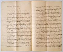 1893 Győri kir. ítélő tábla büntetőjogi döntvénye illegális italméréssel kapcsolatban, 34x21cm