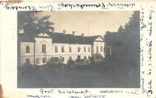 1910 Gardánfalva, Gardani; Blomberg kastély / castle, photo