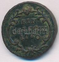 Csehország/történelmi tartomány 1760. 1 Garas Cu T:2- Bohemia 1760. 1 Greschl Cu C:VF