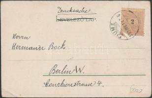 1899 Fiume, Panorama, Riva Szapáry, Verlag von Aug. Leonhardi / genera view, seashore, street, litho...