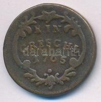 Csehország/történelmi tartomány 1765. 1 Garas Cu T:2-,3 Bohemia 1765. 1 Greschl Cu C:VF,F Krause KM#791