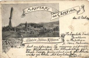 1899 Campina, Steaua Romana, Sonda / oil works (EB)