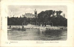 Porec, Parenzo; Isola S. Nicolo, castello / island, castle