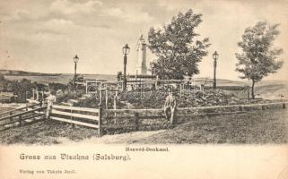 Vizakna, Salzburg, Ocna Sibiului; Honvéd emlékmű, kiadja Takáts Jenő / monument (EK)