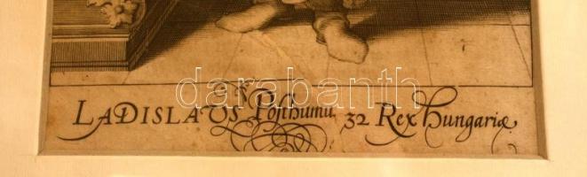 1664 [1663] V. László magyar király, rézmetszet, papír, Nádasdy Ferenc (1623-1671) "Mausoleum p...