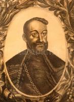 1663/1693 Forgách Ádám (1601-1681) portréja, rézmetszet, papír, Abraham Aubry (műk. 1628-1682), Fran...