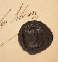 cca 1835 Fót, örökösödés és javadalmazás tárgyában kelt nyomtatott biztosítéklevél, későbbi (1842-18...