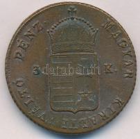 1849NB 3kr Cu T:2,2- 
Adamo B2