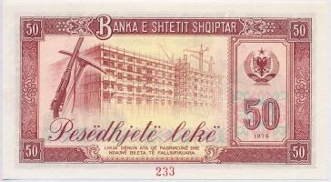 Albánia 1976. 50L "SPECIMEN" felülnyomással T:I
Albania 1976. 50 Leke with "SPECIMEN...